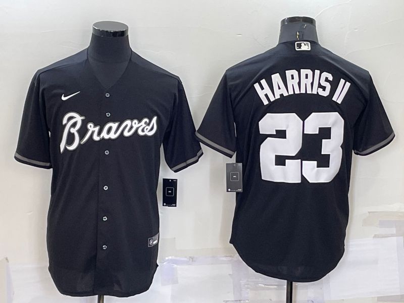 Men Atlanta Braves #23 Harris ii Black Game Nike 2022 MLB Jersey->atlanta braves->MLB Jersey